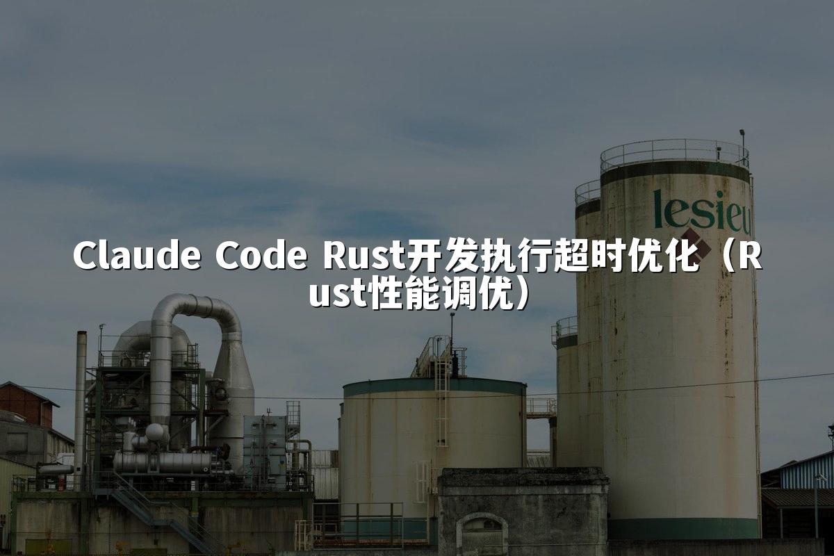 Claude Code Rust开发执行超时优化(Rust性能调优)
