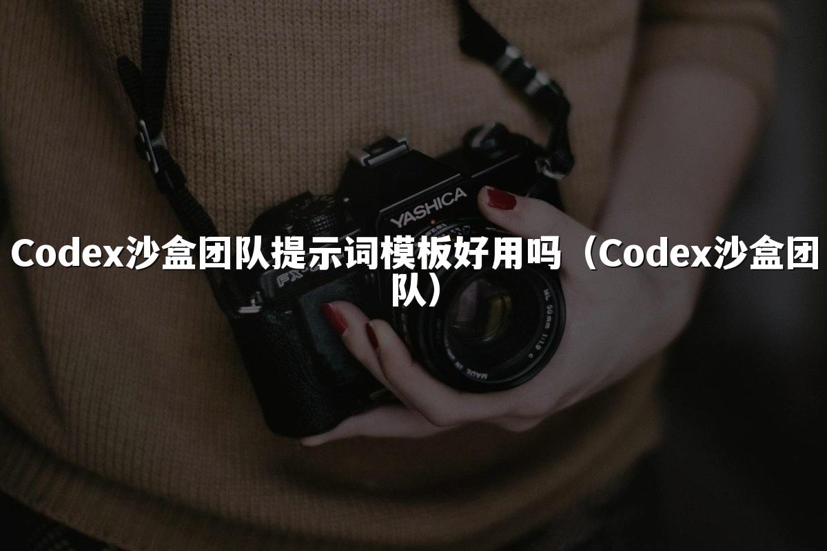 Codex沙盒团队提示词模板好用吗(Codex沙盒团队)