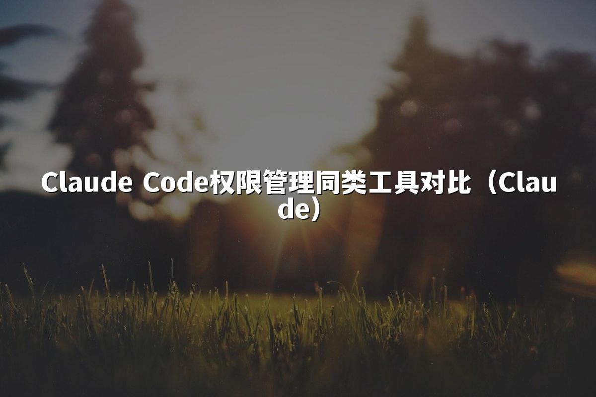 Claude Code权限管理同类工具对比（Claude）