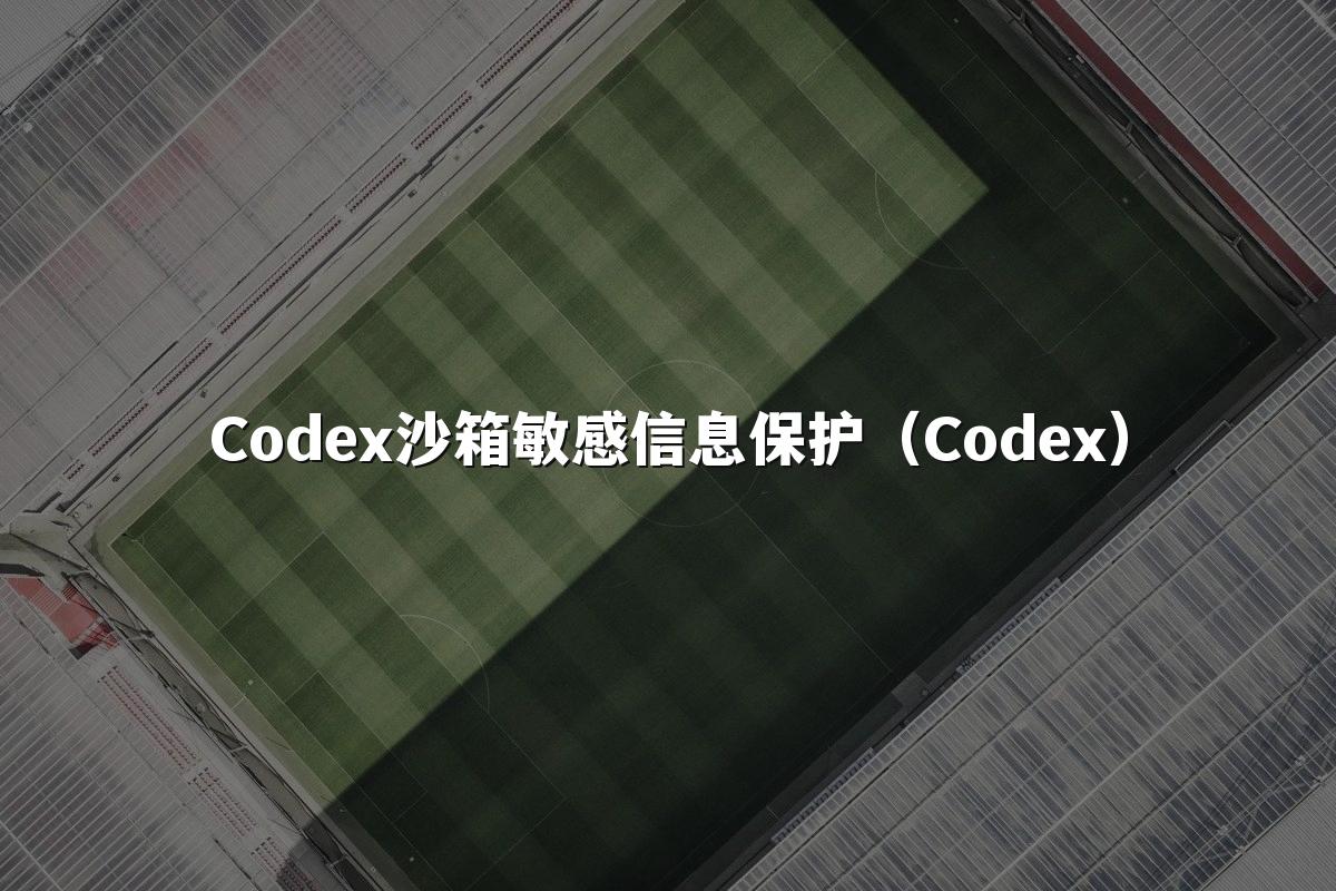 Codex沙箱敏感信息保护(Codex)