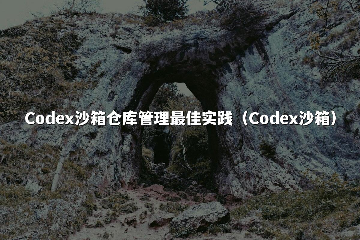 Codex沙箱仓库管理最佳实践（Codex沙箱）