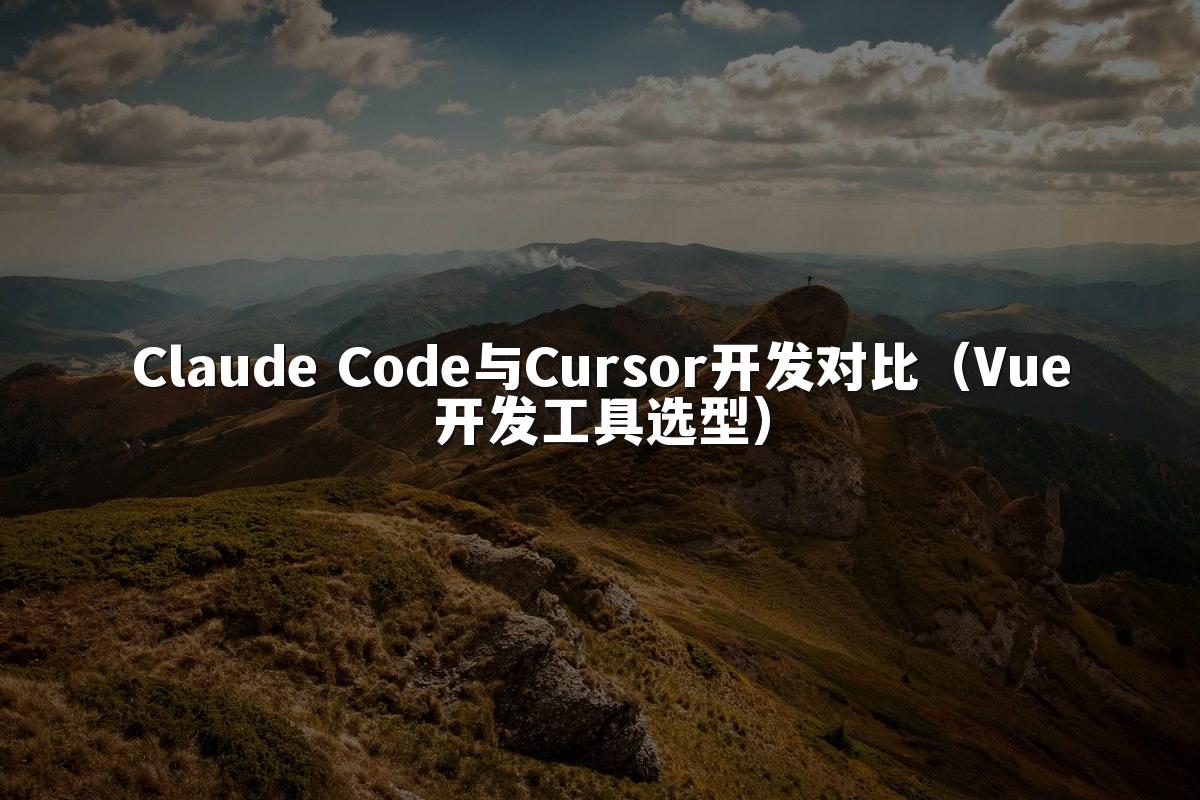 Claude Code与Cursor开发对比（Vue开发工具选型）