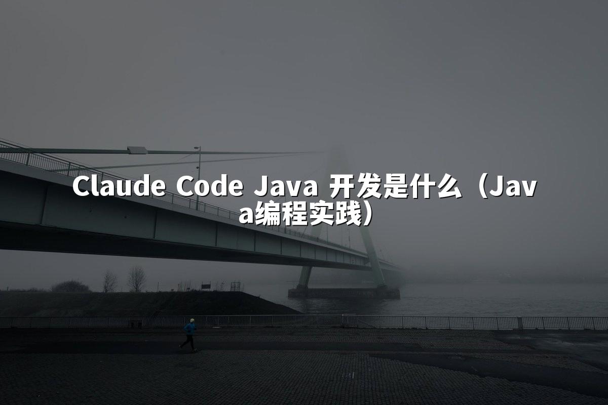 Claude Code Java 开发是什么（Java编程实践）