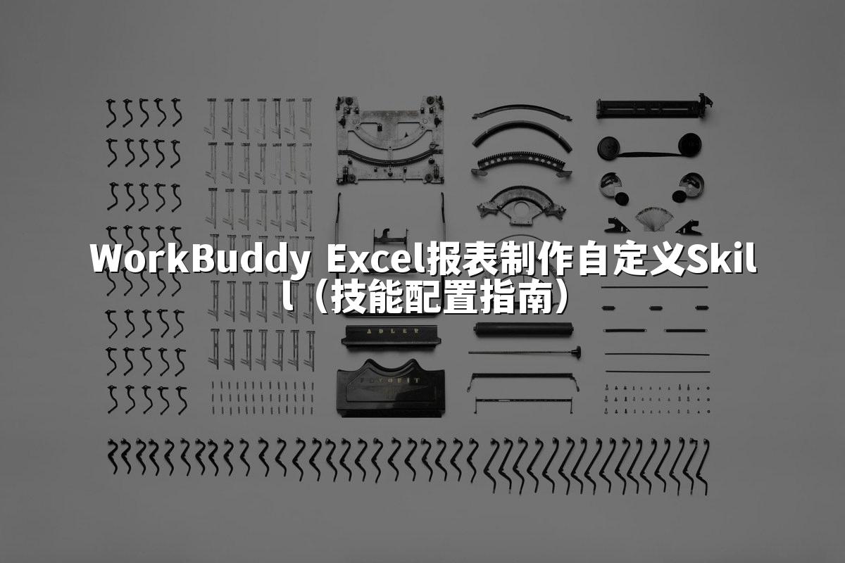 WorkBuddy Excel报表制作自定义Skill（技能配置指南）