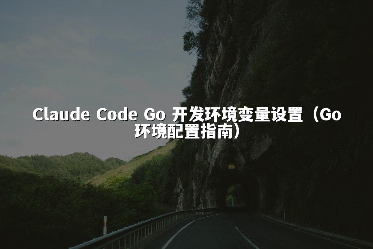 Claude Code Go 开发环境变量设置（Go环境配置指南）