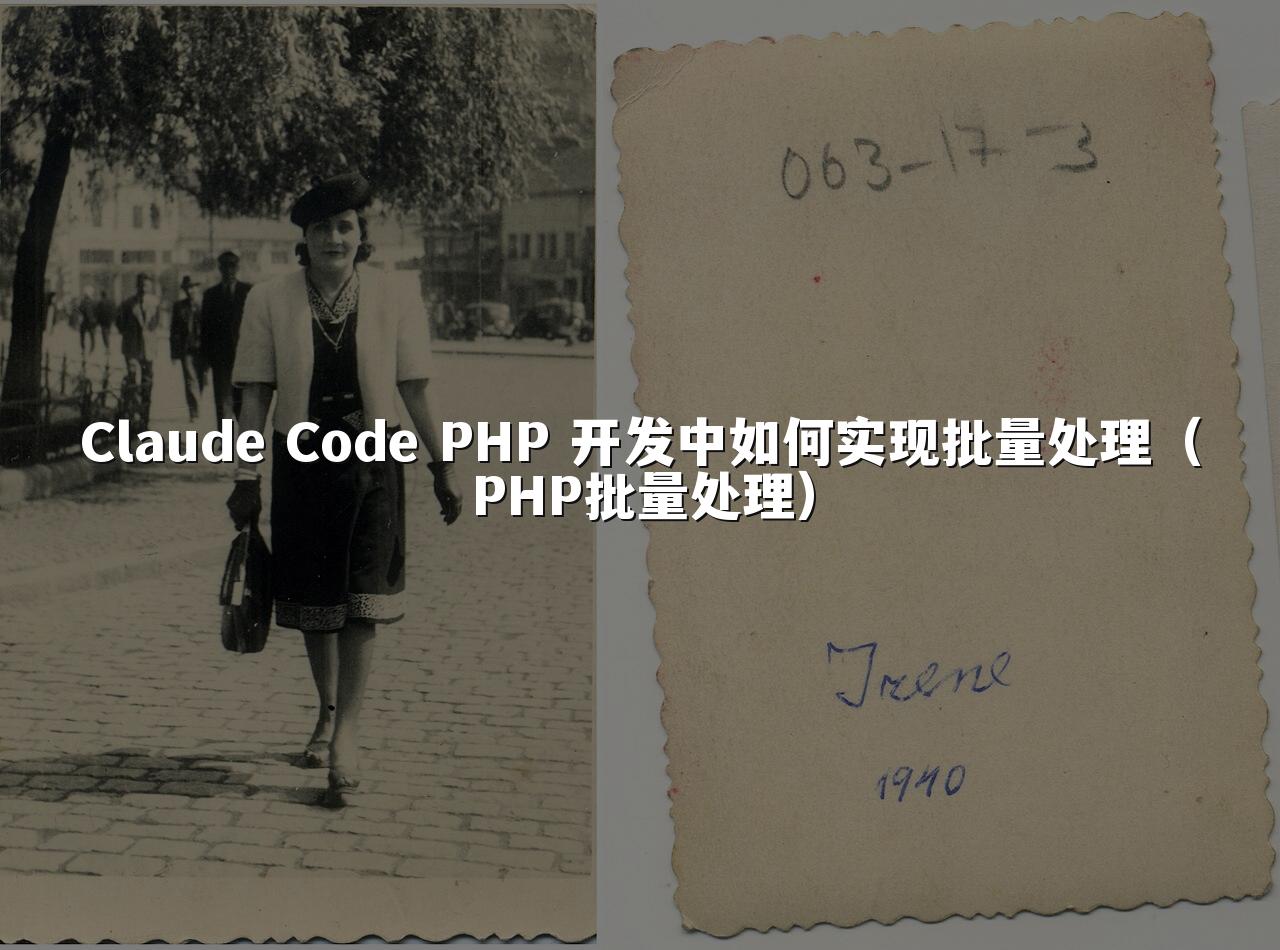 Claude Code PHP 开发中如何实现批量处理（PHP批量处理）