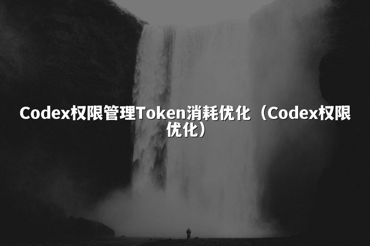 Codex权限管理Token消耗优化（Codex权限优化）
