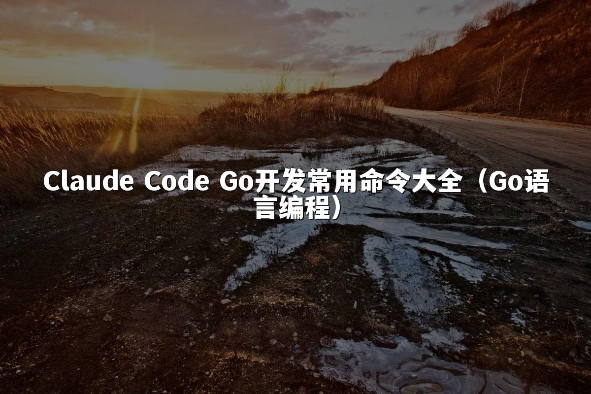 Claude Code Go开发常用命令大全（Go语言编程）