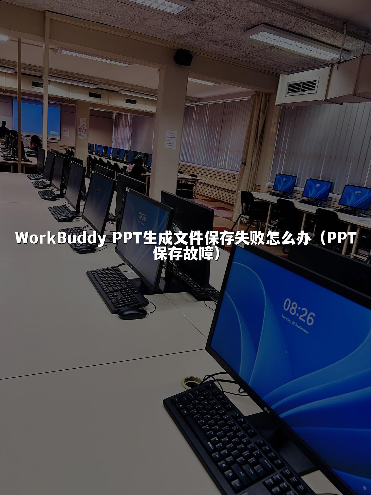 WorkBuddy PPT生成文件保存失败怎么办(PPT保存故障)