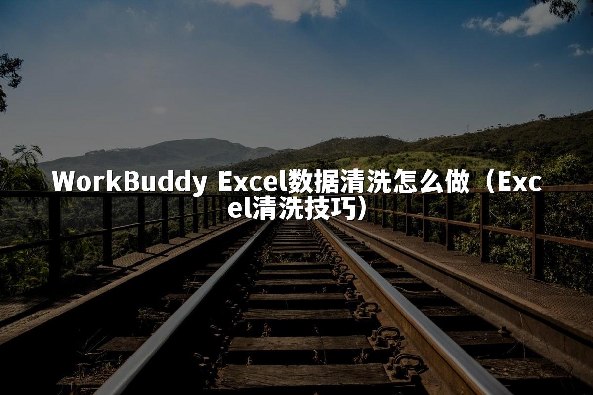 WorkBuddy Excel数据清洗怎么做（Excel清洗技巧）