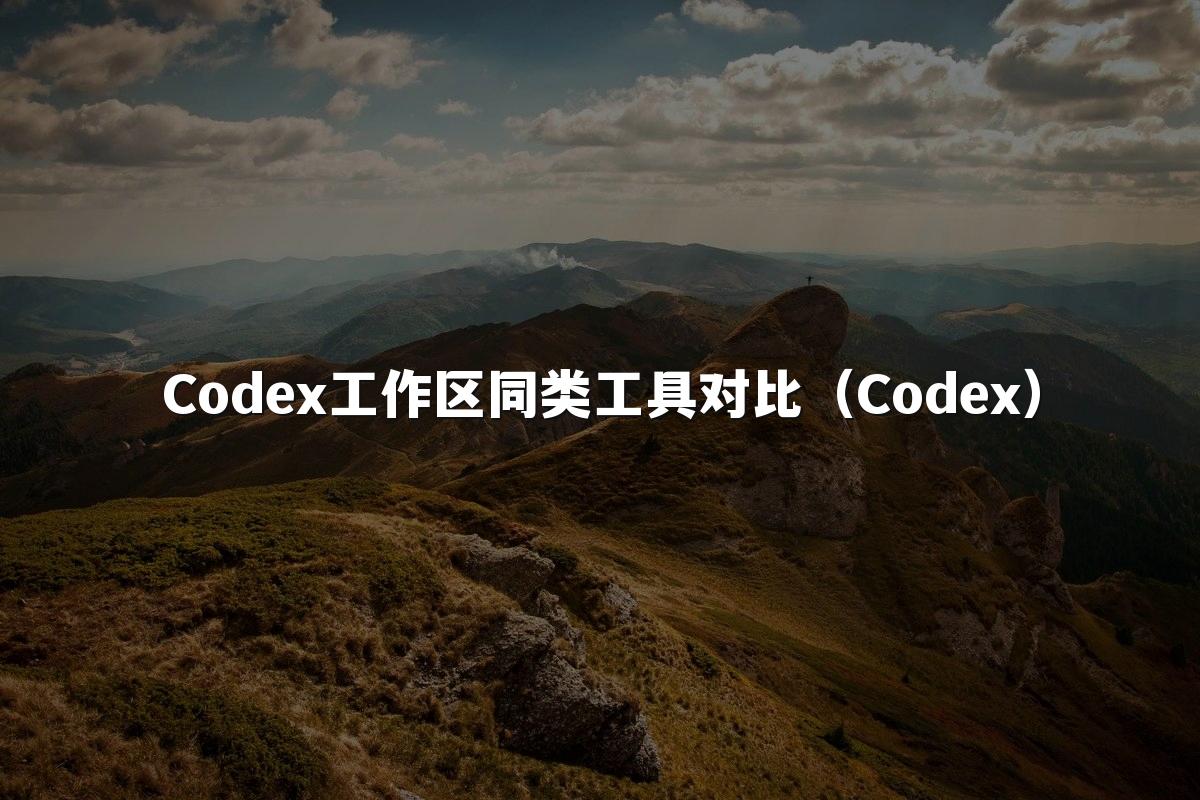 Codex工作区同类工具对比(Codex)