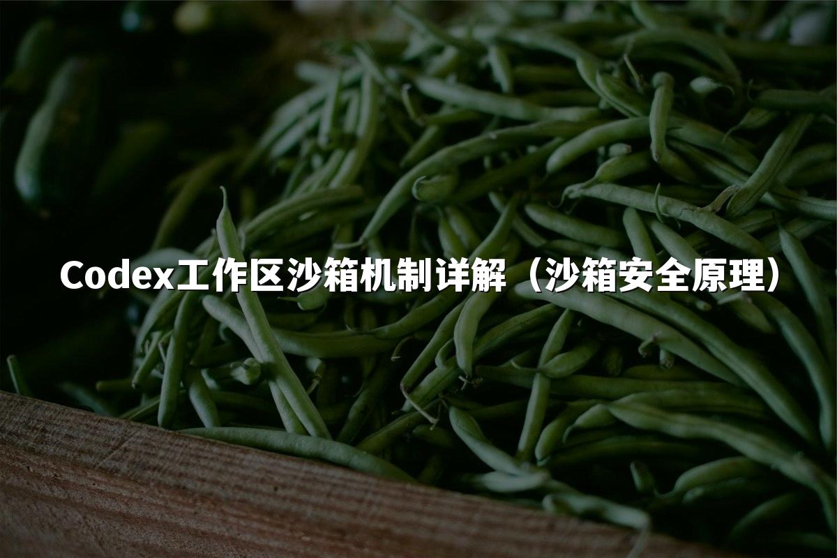 Codex工作区沙箱机制详解（沙箱安全原理）