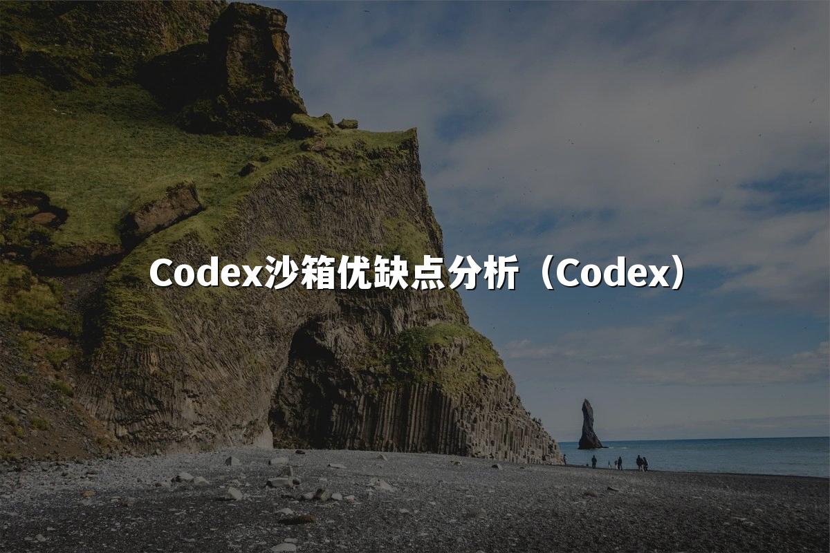 Codex沙箱优缺点分析(Codex)