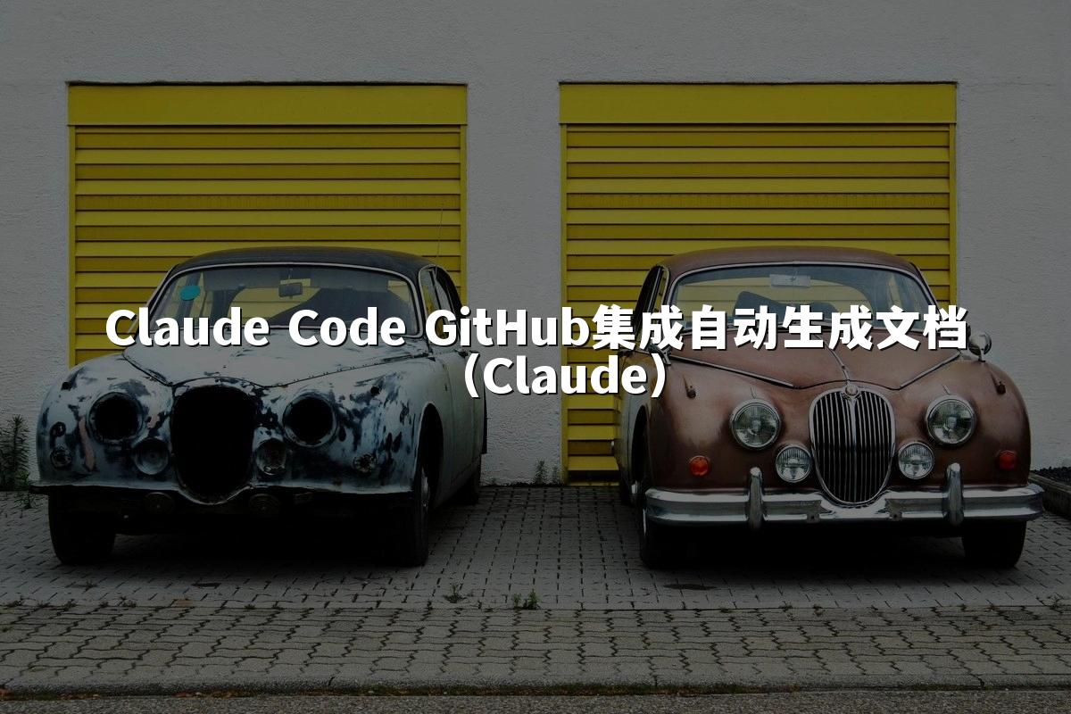 Claude Code GitHub集成自动生成文档（Claude）