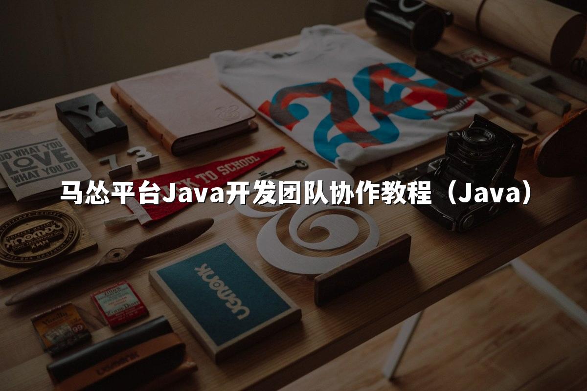 马怂平台Java开发团队协作教程（Java）