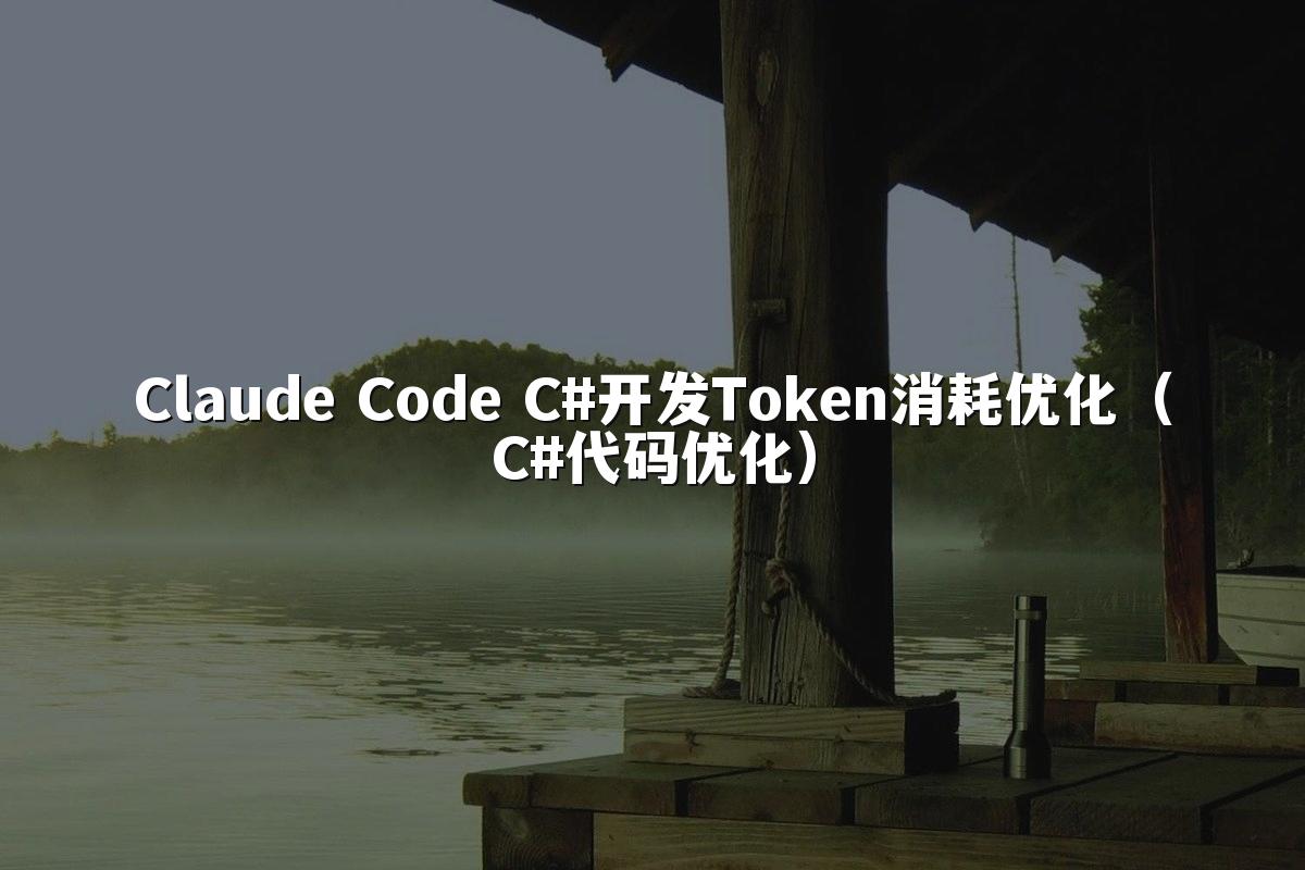 Claude Code C#开发Token消耗优化（C#代码优化）