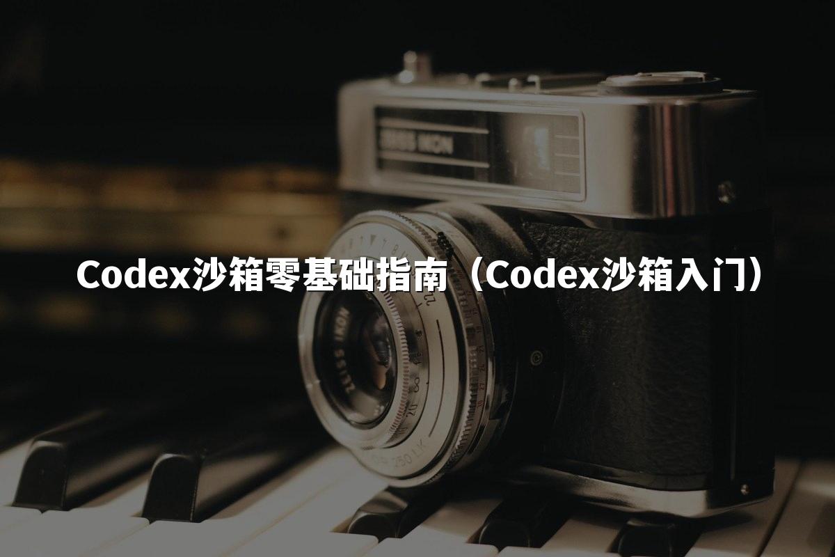 Codex沙箱零基础指南(Codex沙箱入门)