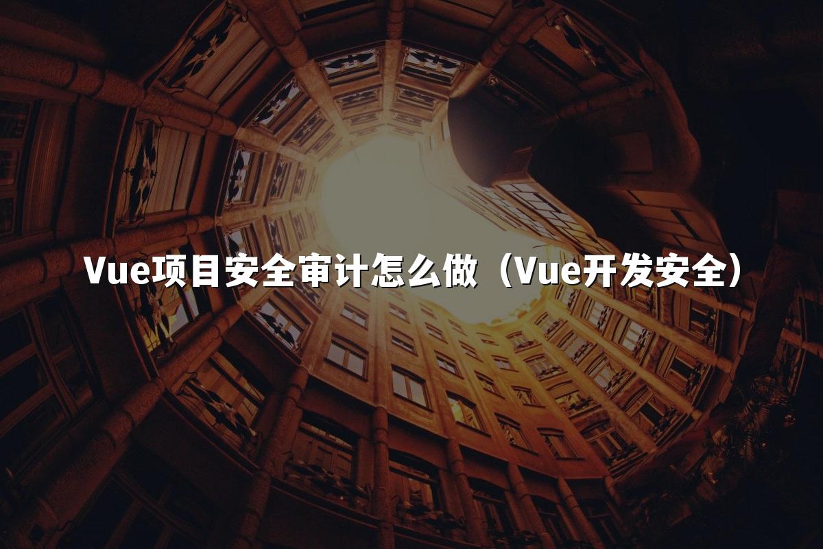 Vue项目安全审计怎么做（Vue开发安全）