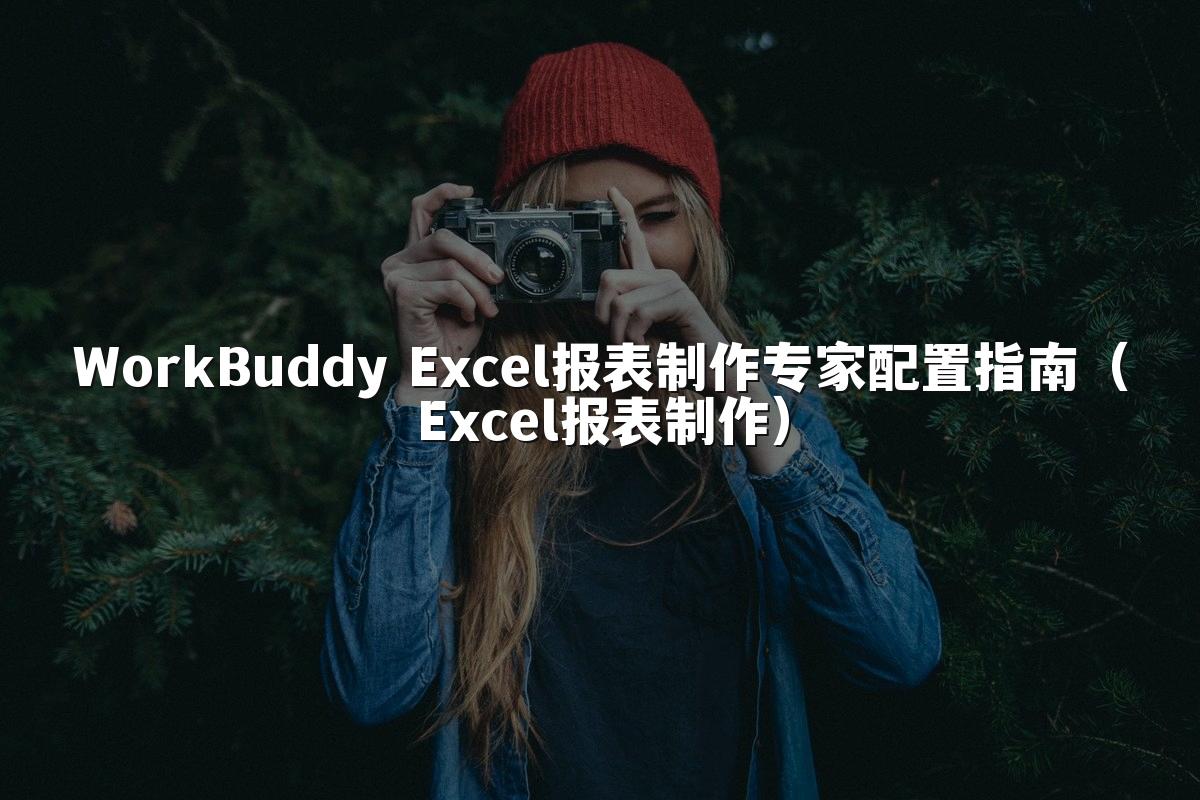 WorkBuddy Excel报表制作专家配置指南(Excel报表制作)