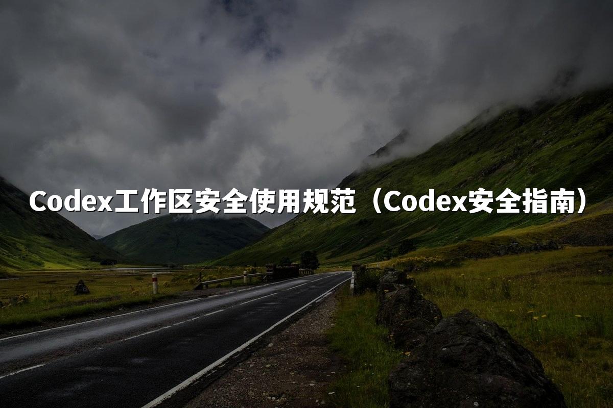 Codex工作区安全使用规范（Codex安全指南）