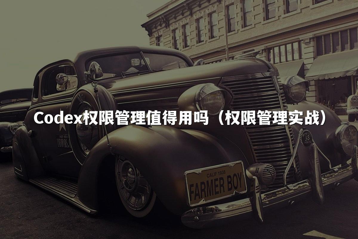Codex权限管理值得用吗（权限管理实战）