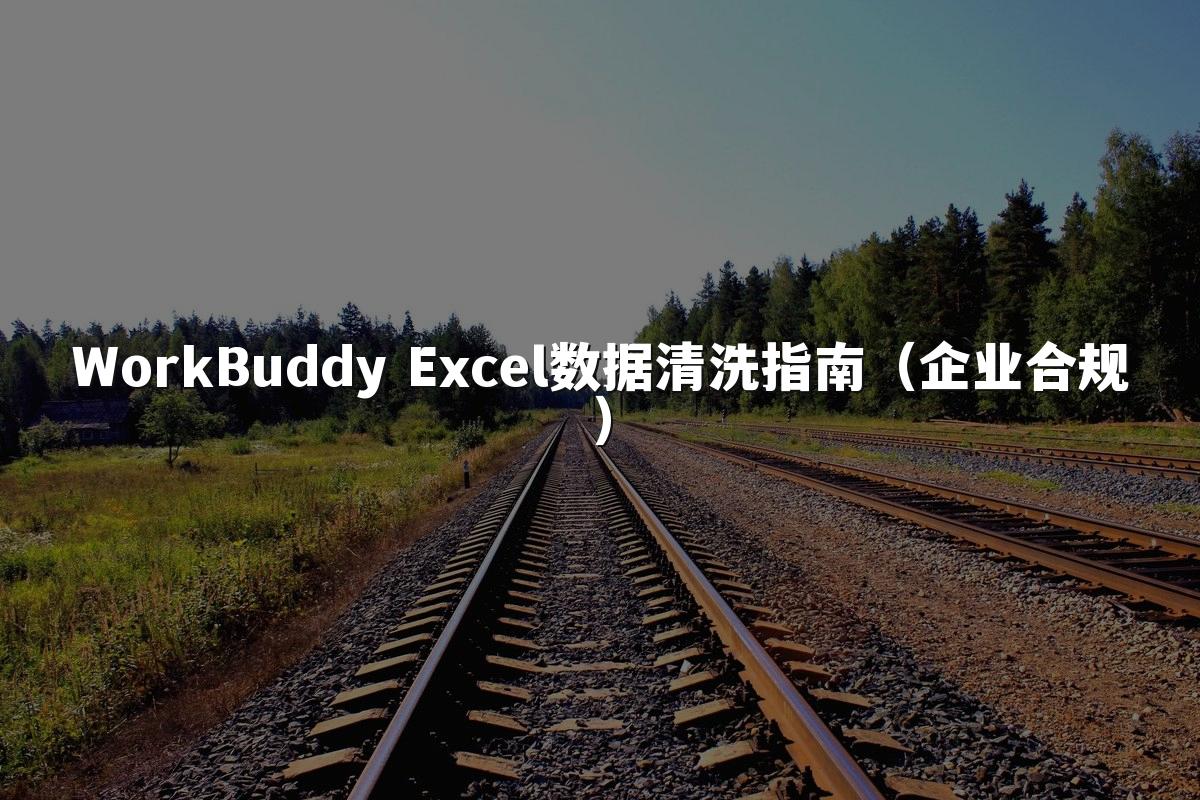 WorkBuddy Excel数据清洗指南（企业合规）