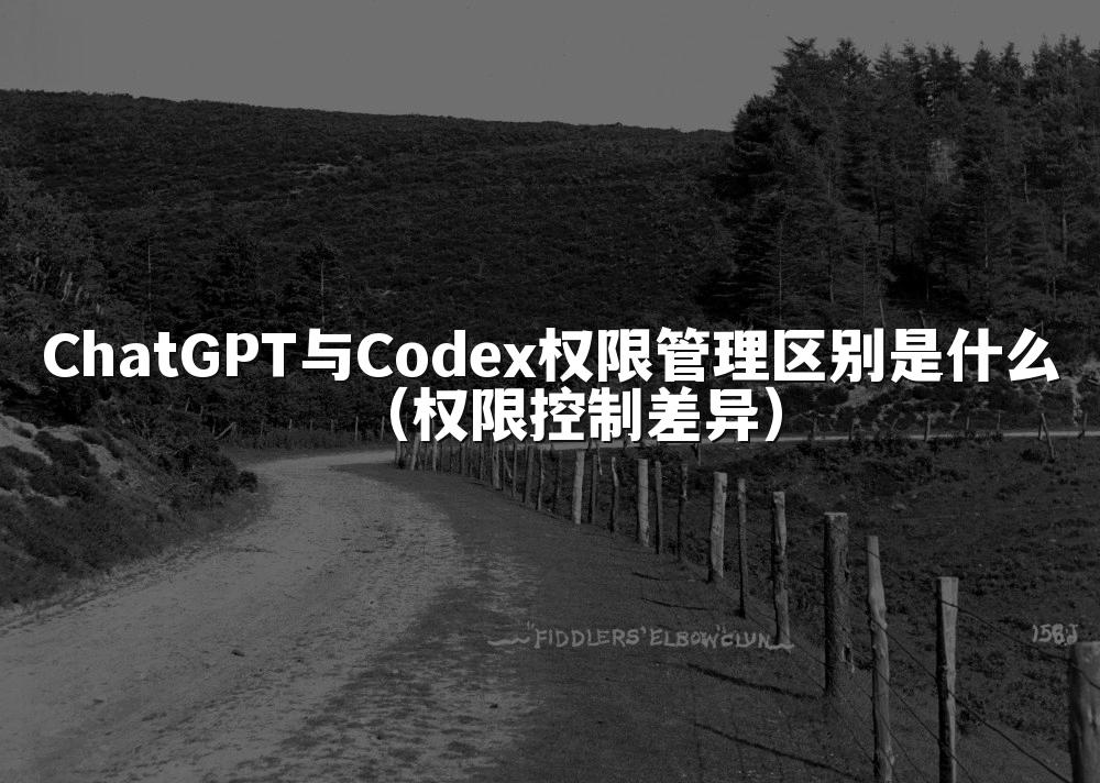 ChatGPT与Codex权限管理区别是什么（权限控制差异）