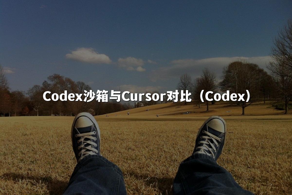 Codex沙箱与Cursor对比（Codex）