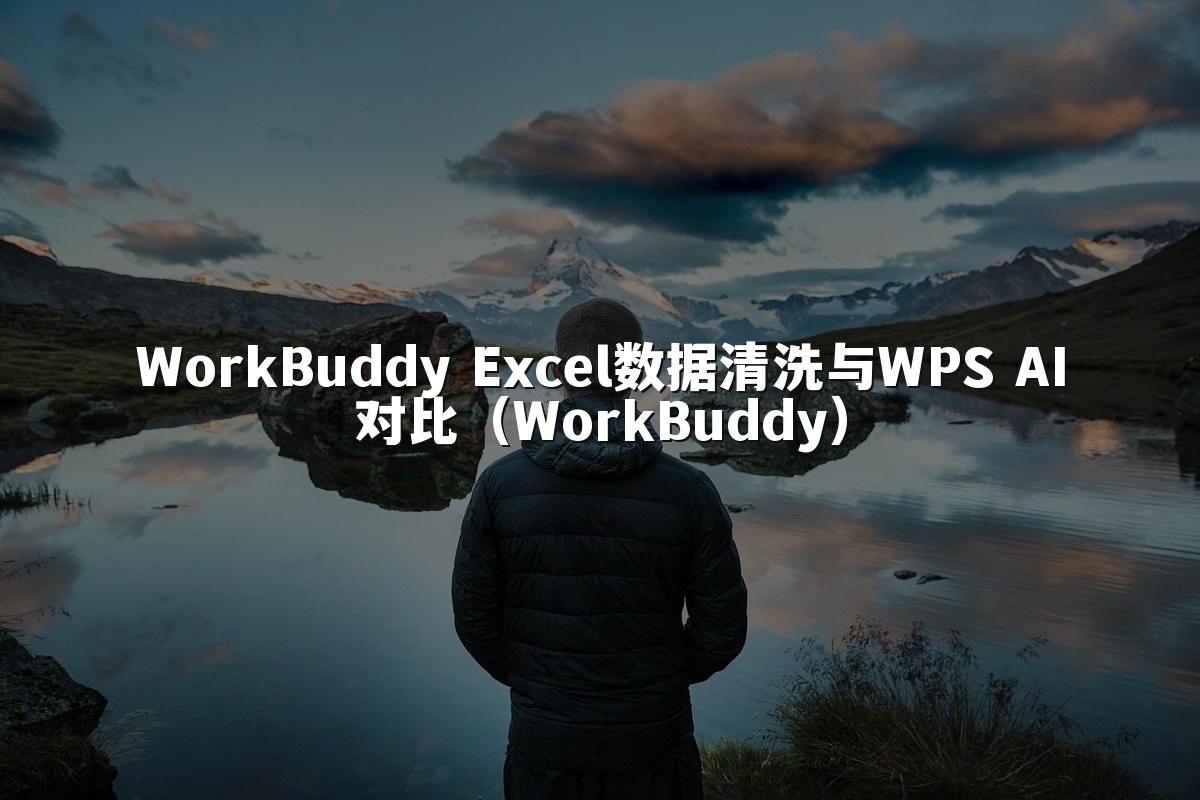 WorkBuddy Excel数据清洗与WPS AI对比(WorkBuddy)