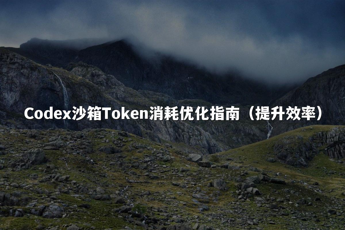 Codex沙箱Token消耗优化指南(提升效率)