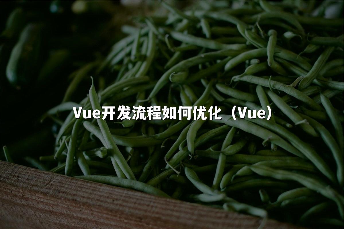 Vue开发流程如何优化（Vue）