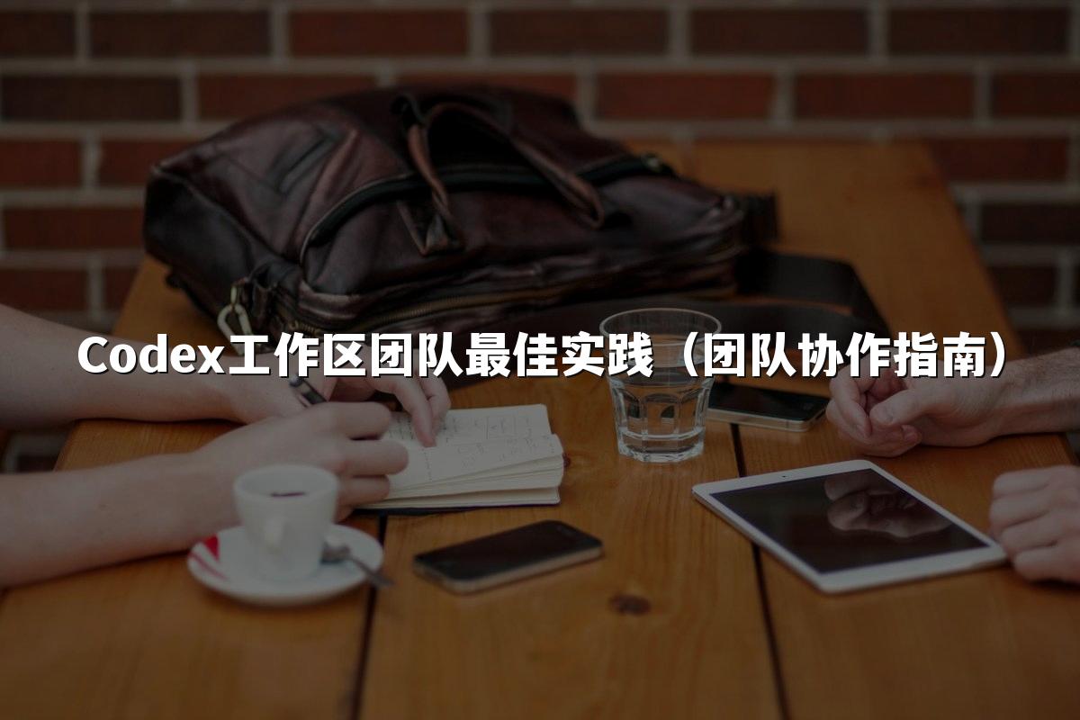 Codex工作区团队最佳实践（团队协作指南）