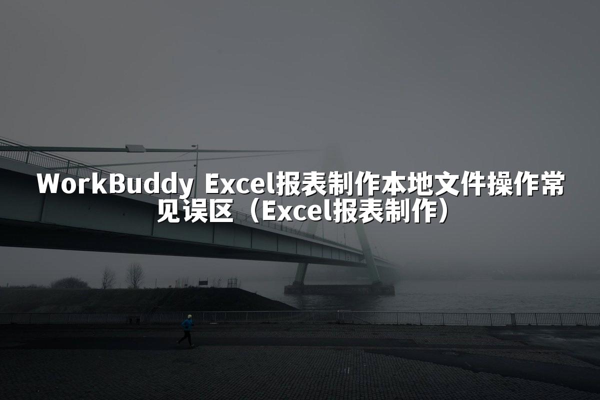 WorkBuddy Excel报表制作本地文件操作常见误区（Excel报表制作）
