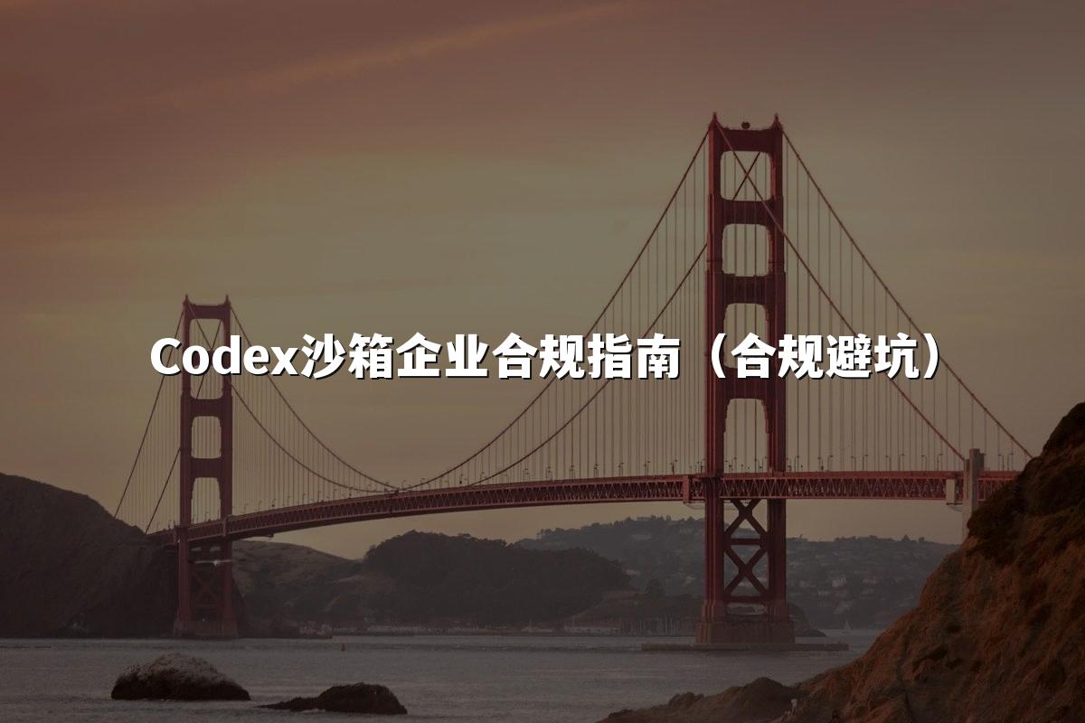 Codex沙箱企业合规指南(合规避坑)
