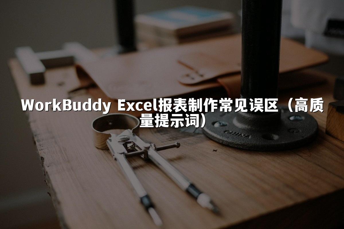 WorkBuddy Excel报表制作常见误区(高质量提示词)