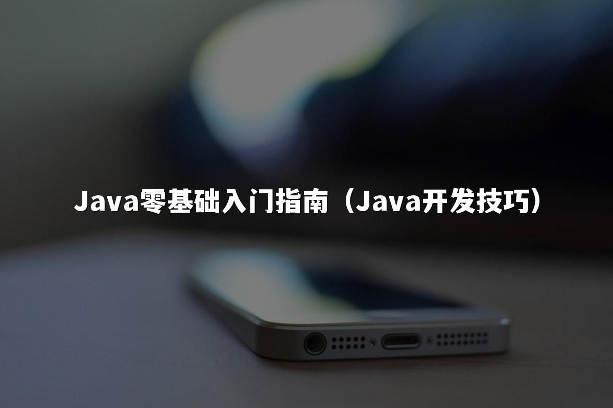 Java零基础入门指南(Java开发技巧)