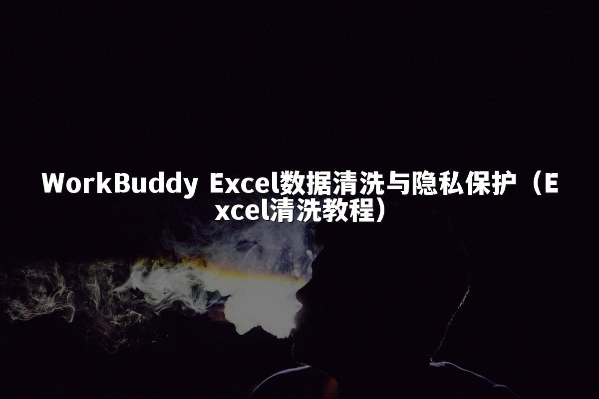 WorkBuddy Excel数据清洗与隐私保护(Excel清洗教程)