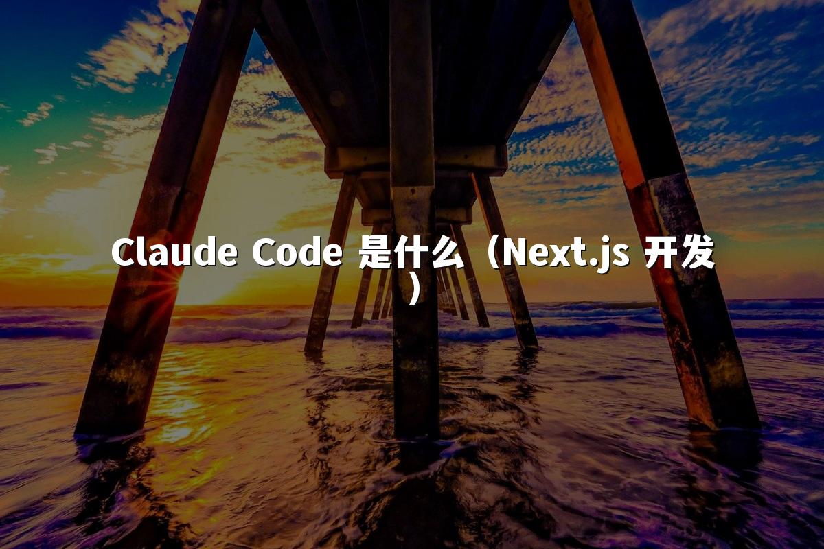 Claude Code 是什么（Next.js 开发）