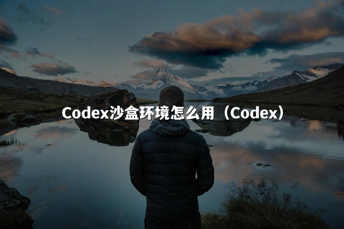 Codex沙盒环境怎么用(Codex)