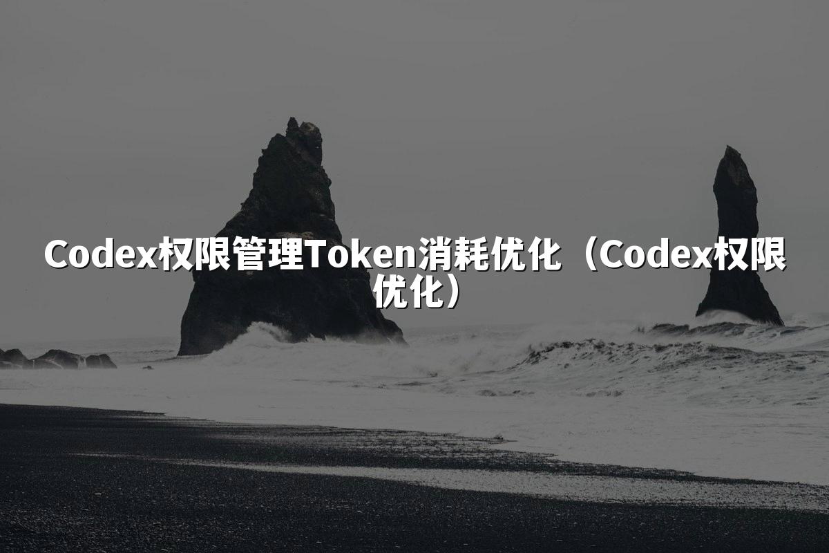 Codex权限管理Token消耗优化（Codex权限优化）