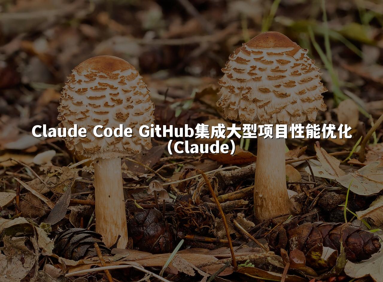 Claude Code GitHub集成大型项目性能优化（Claude）