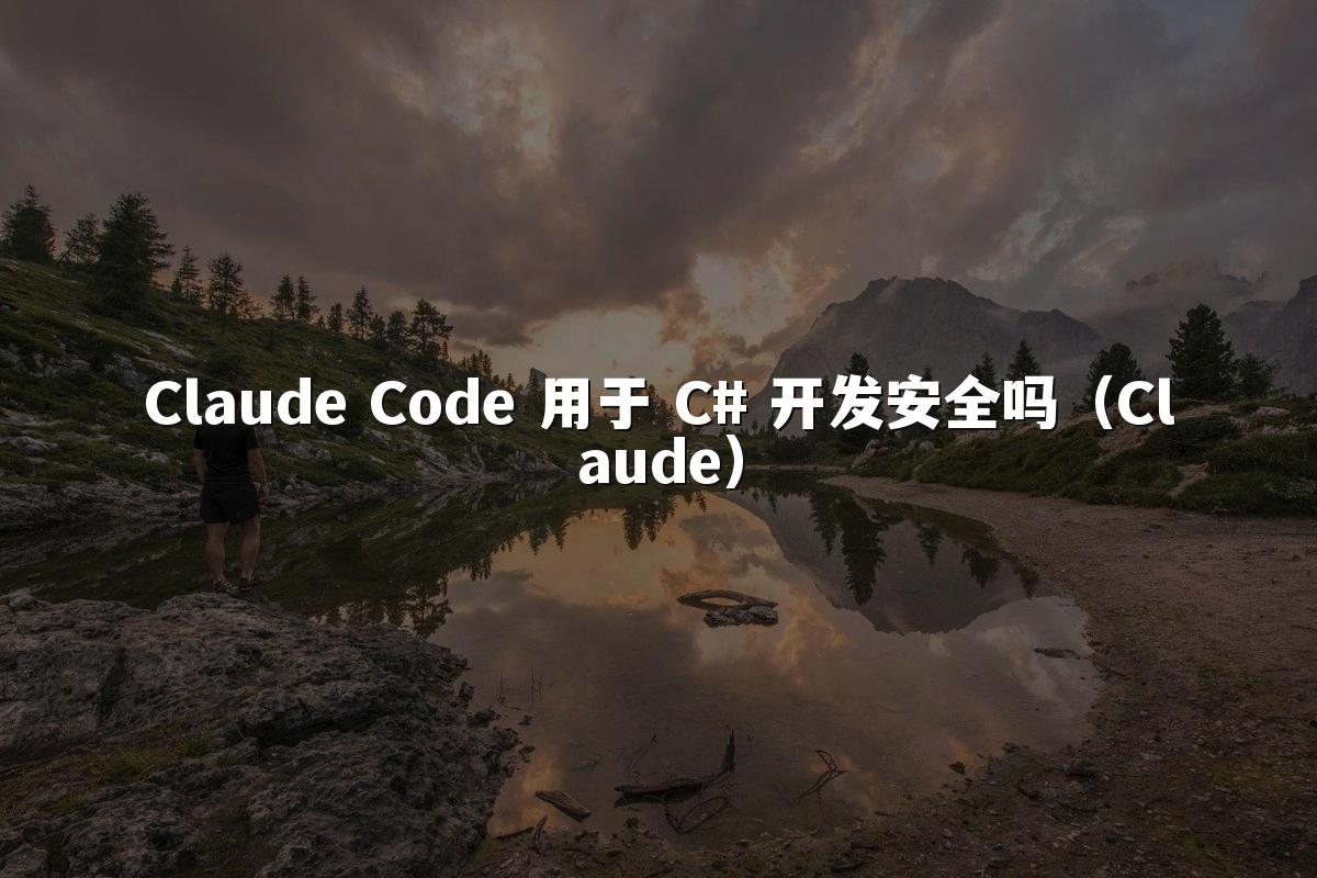 Claude Code 用于 C# 开发安全吗(Claude)