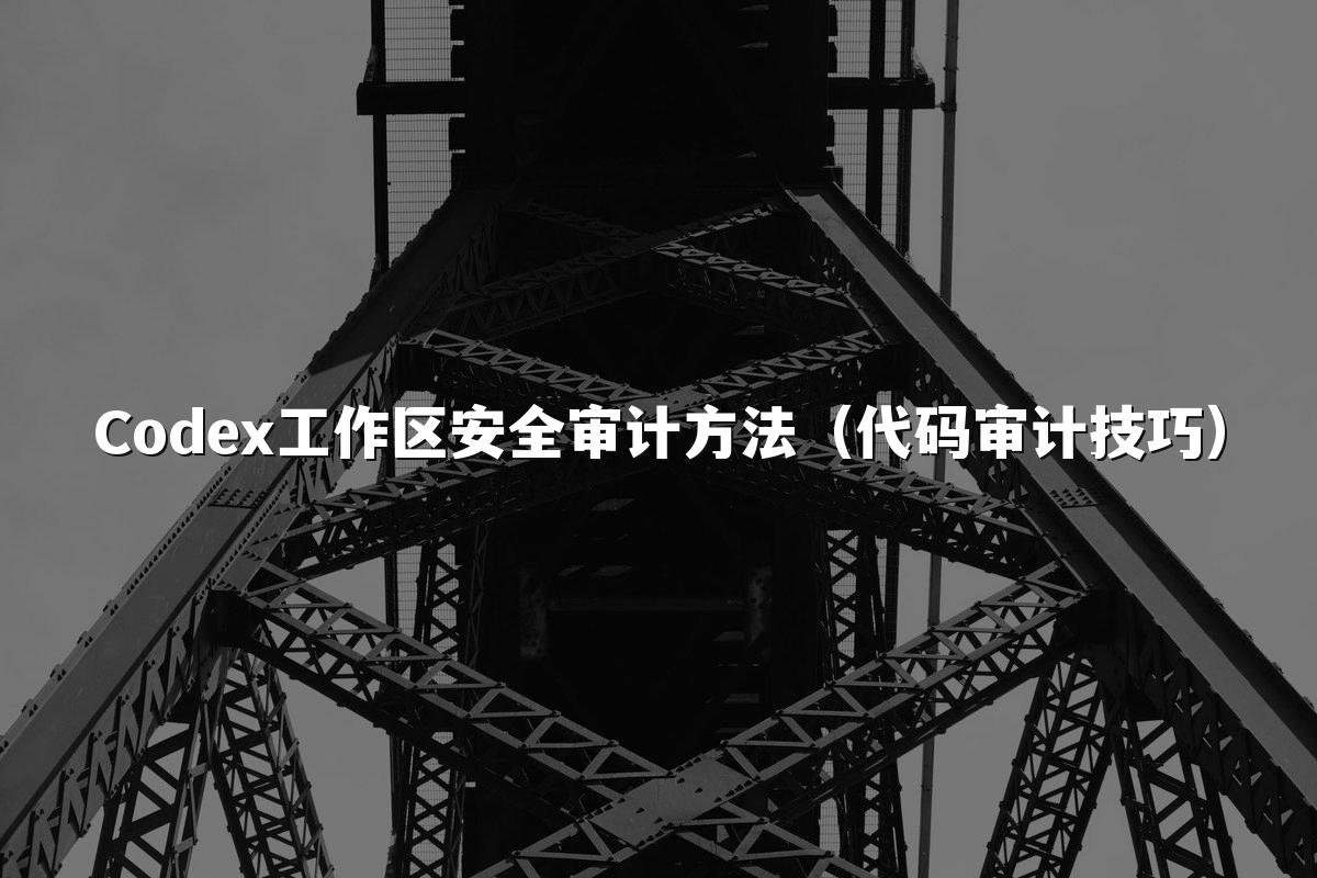 Codex工作区安全审计方法(代码审计技巧)