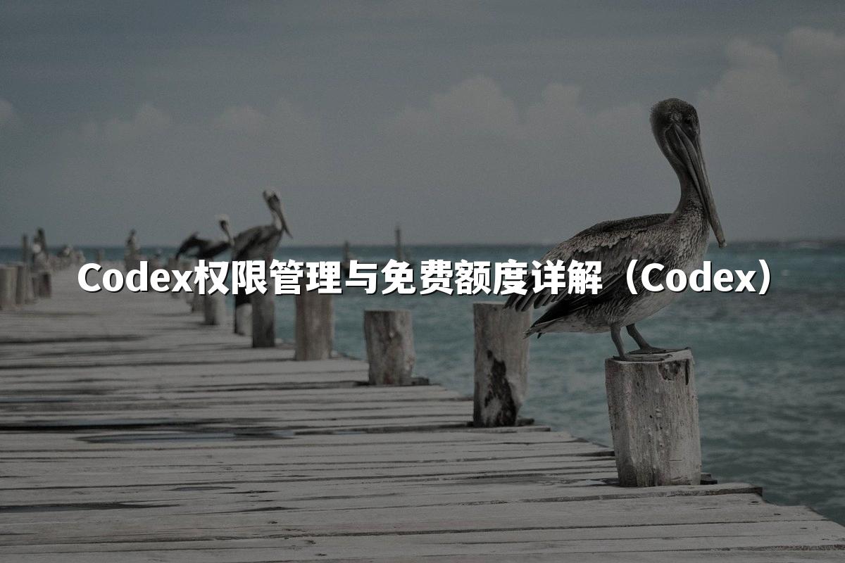 Codex权限管理与免费额度详解（Codex）