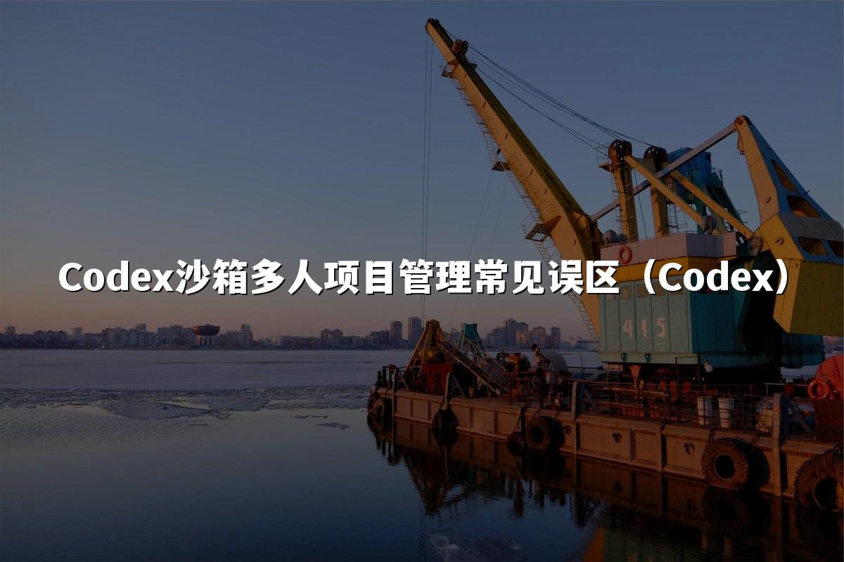 Codex沙箱多人项目管理常见误区(Codex)