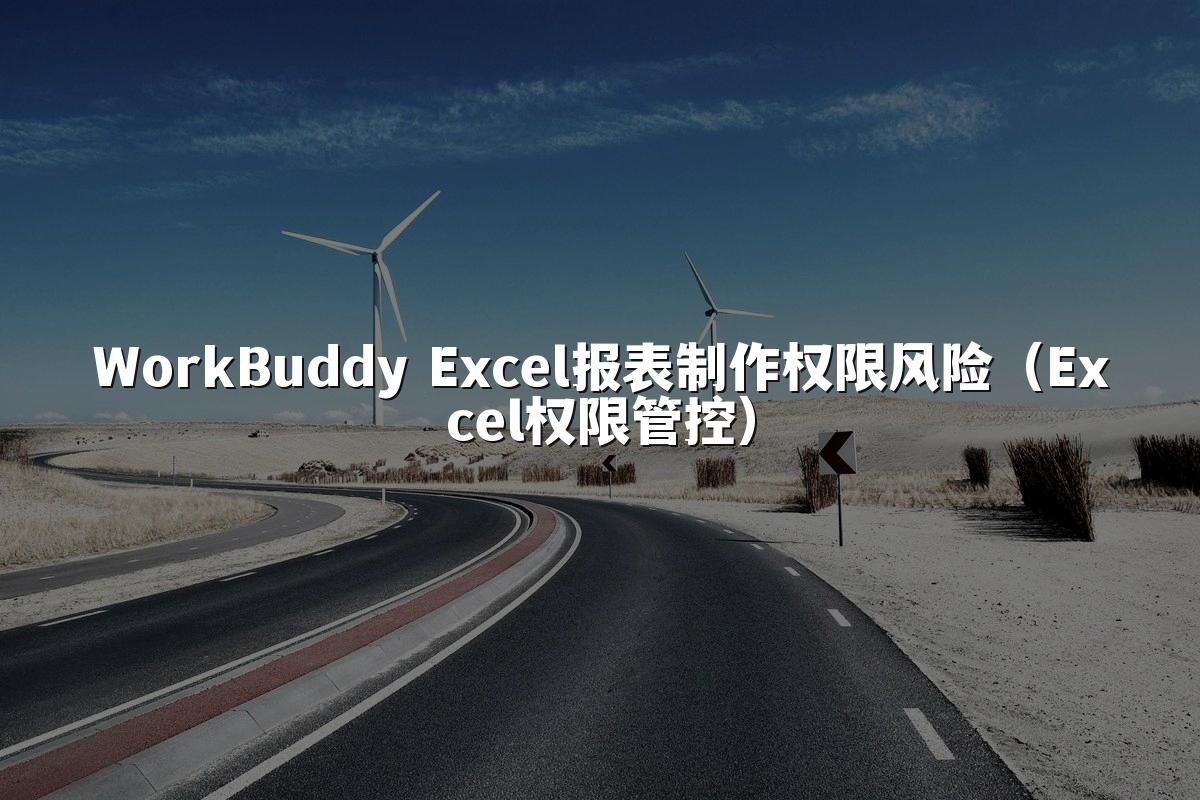 WorkBuddy Excel报表制作权限风险（Excel权限管控）