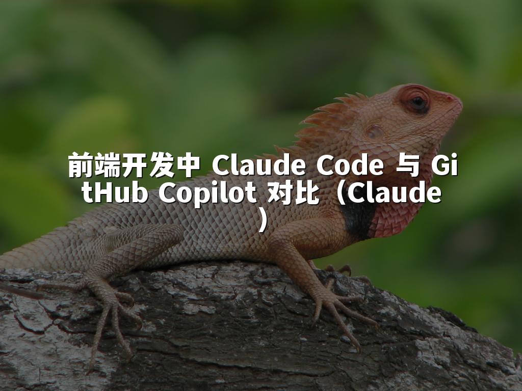 前端开发中 Claude Code 与 GitHub Copilot 对比(Claude)