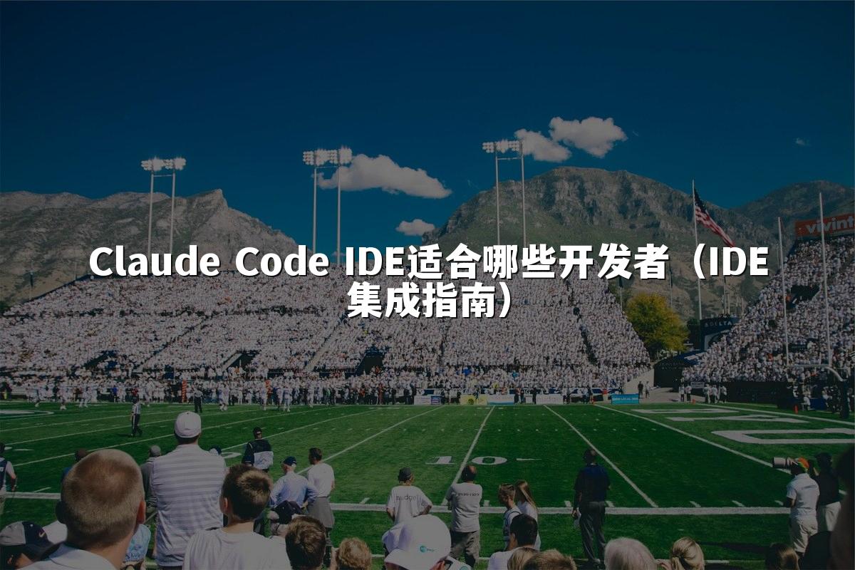 Claude Code IDE适合哪些开发者（IDE集成指南）