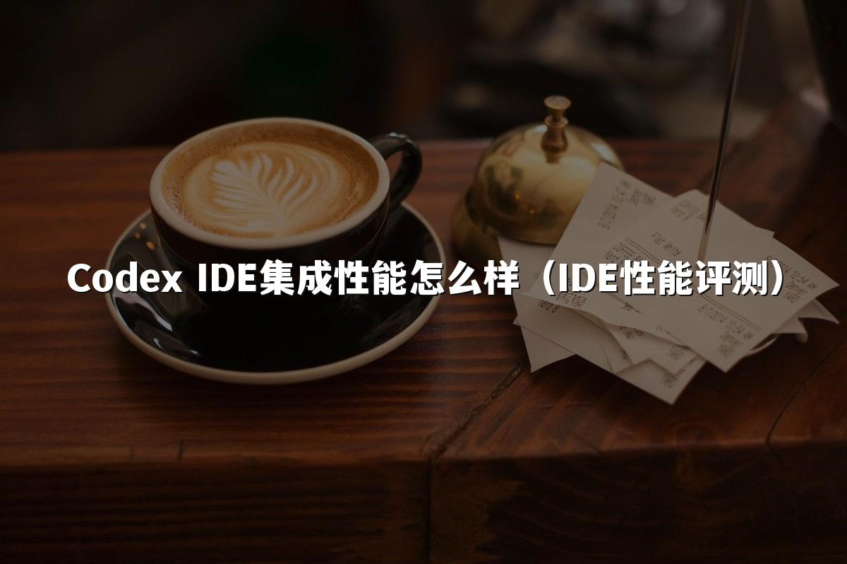 Codex IDE集成性能怎么样(IDE性能评测)