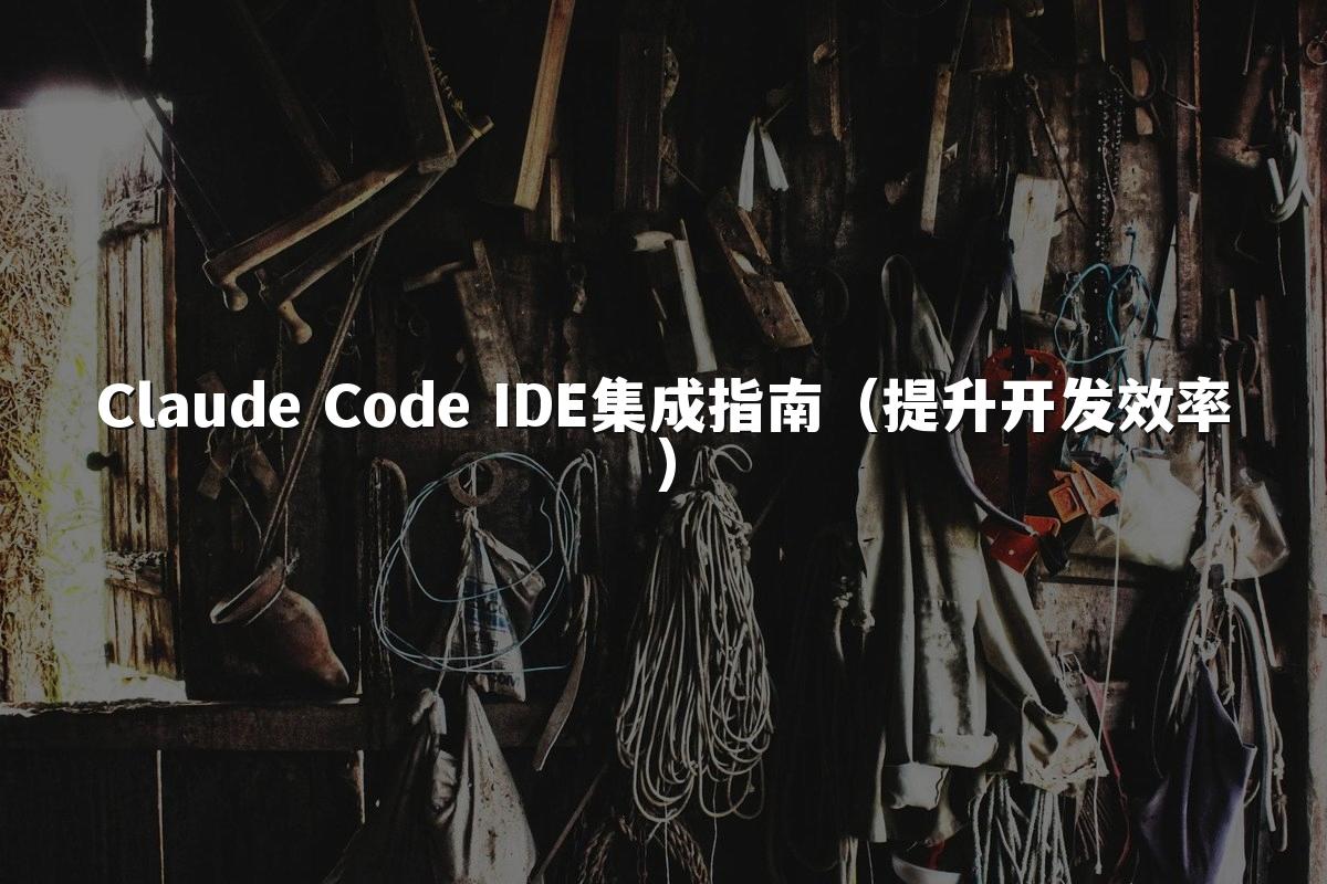 Claude Code IDE集成指南（提升开发效率）